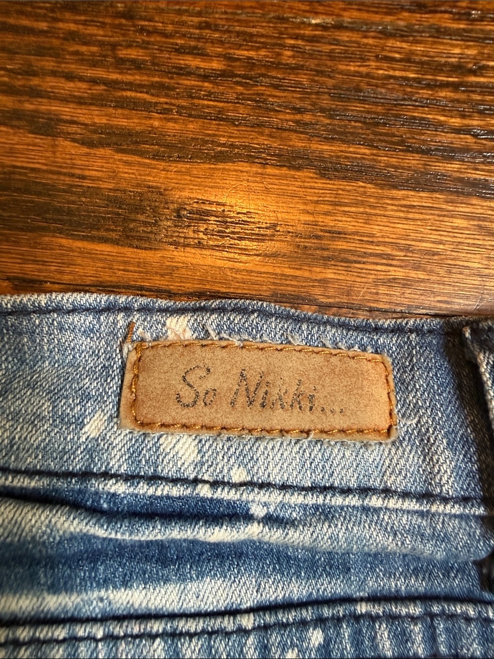 Distressed Light Blue Denim girls youth Shorts - Picture 7 of 9